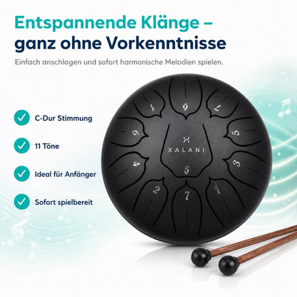 XALANI Zungentrommel Pure Harmony (6 Zoll, 11 Töne, C-Dur)