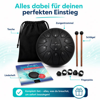 XALANI Zungentrommel Pure Harmony (6 Zoll, 11 Töne, C-Dur)