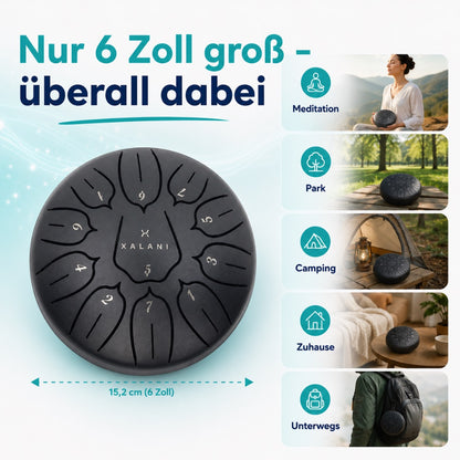 XALANI Zungentrommel Pure Harmony (6 Zoll, 11 Töne, C-Dur)