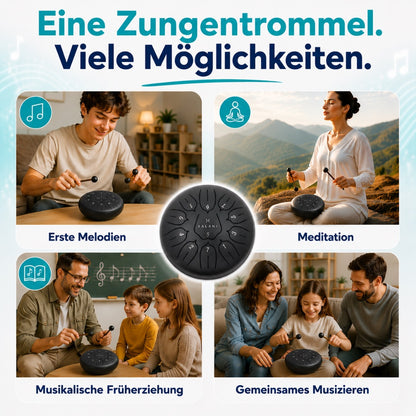 XALANI Zungentrommel Pure Harmony (6 Zoll, 11 Töne, C-Dur)