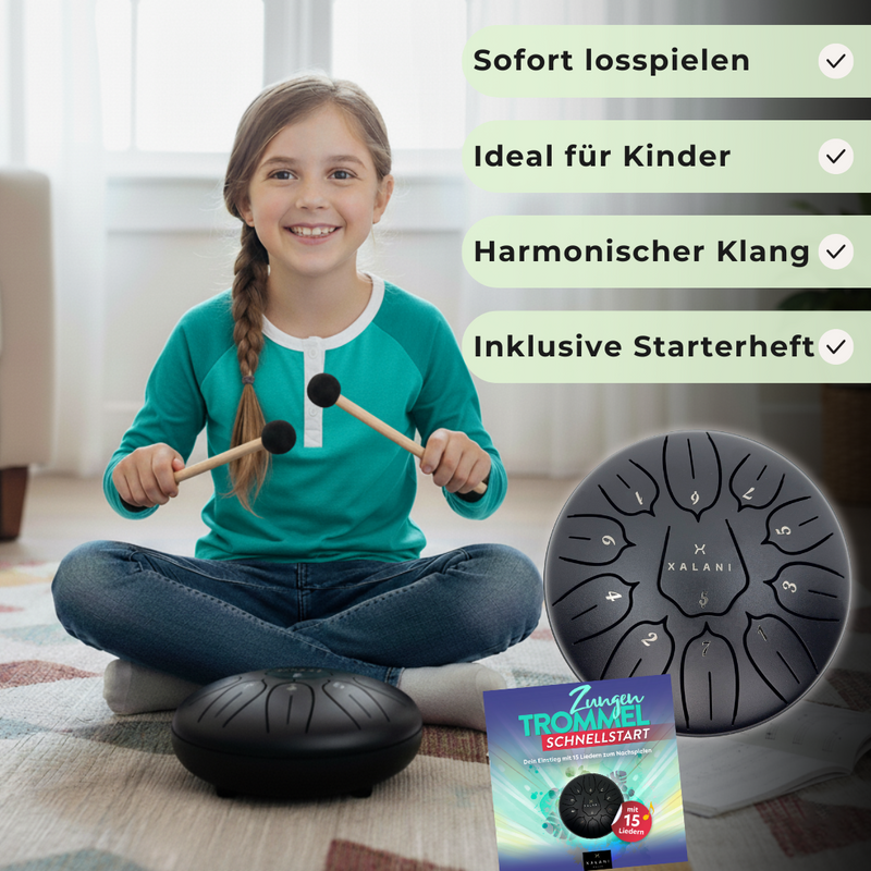 XALANI Zungentrommel Pure Harmony (6 Zoll, 11 Töne, C-Dur)