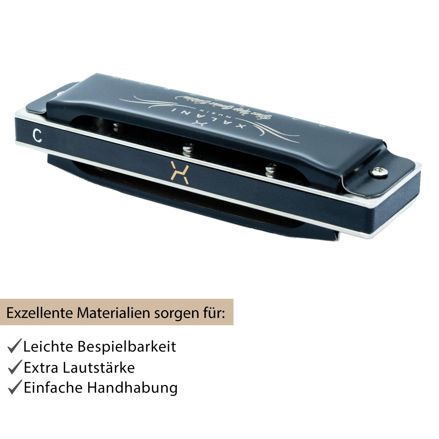 XALANI Mundharmonika Genius Edition – Profi-Klang & Gratis E-Book (C-Dur)