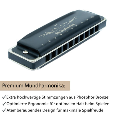 XALANI Mundharmonika Genius Edition – Profi-Klang & Gratis E-Book (C-Dur)