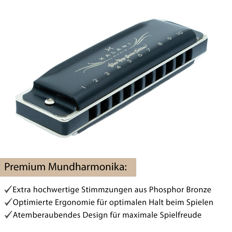 XALANI Mundharmonika Genius Edition – Profi-Klang & Gratis E-Book (C-Dur)