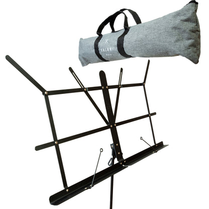 XALANI Notenständer klappbar mit hochwertiger Tasche ausziehbar bis 140cm